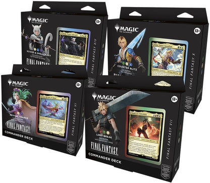 Magic Final Fantasy Commander Decks