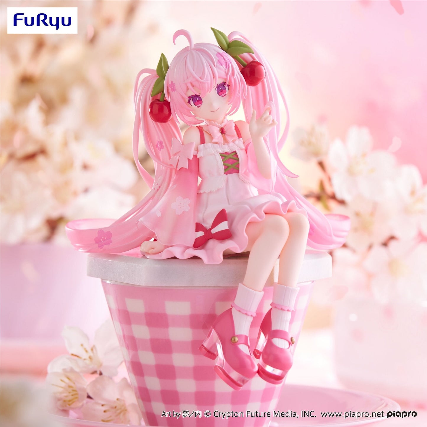 Furyu USA Sakura Miku 2025 Noodle Stopper Figure