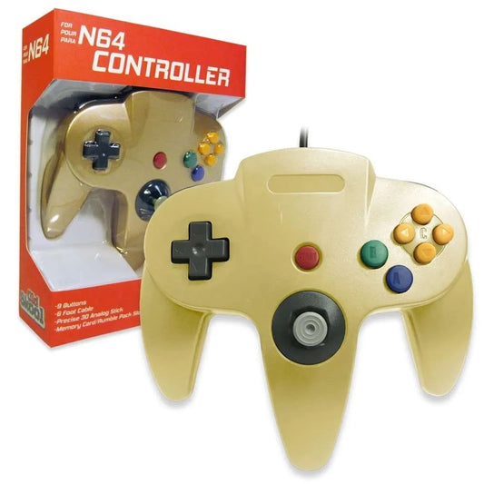 Old Skool N64 Controller - Gold