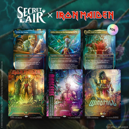 Secret Lair x Iron Maiden: Eddie Unchained Rainbow Foil Edition