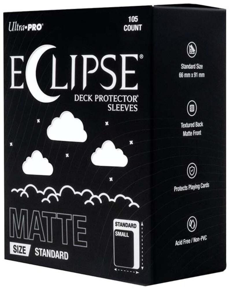 Ultra Pro Eclipse Matte Standard Size 100 ct Sleeves - Arctic White