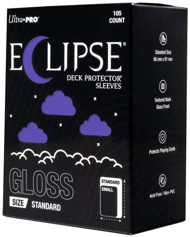 Ultra Pro Eclipse Gloss Standard Size 100 ct Sleeves - Royal Purple