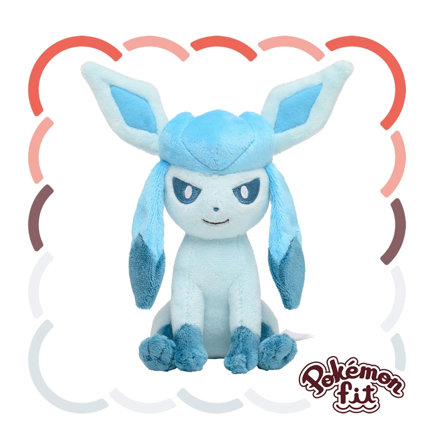 Glaceon Pokemon Fit Plush
