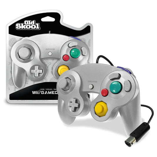 Old Skool Gamecube Controller - Silver