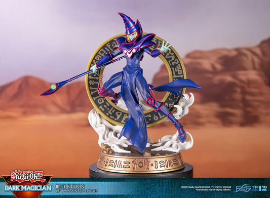 Dark Magician PVC Statue First 4 Figures - Blue Edition