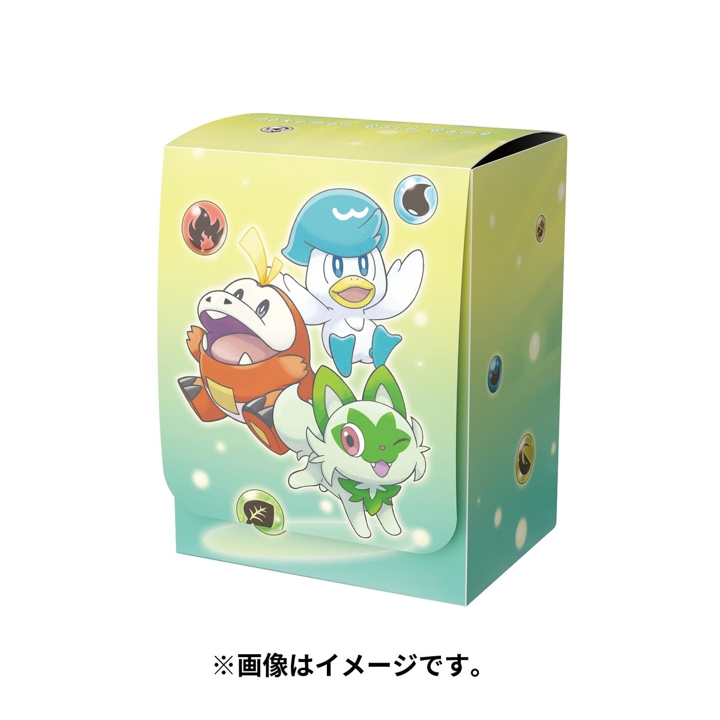 Pokemon Center Sprigatito, Fuecoco & Quaxly Deck Box