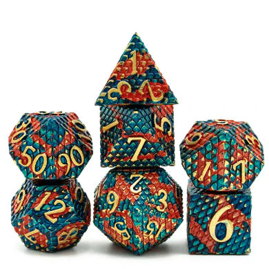 Foam Brain Games Metal Dice Set