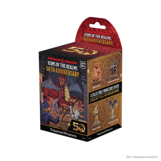 D&D Icons of the Realms: 50th Anniversary Pre-Painted Mini Blind Box