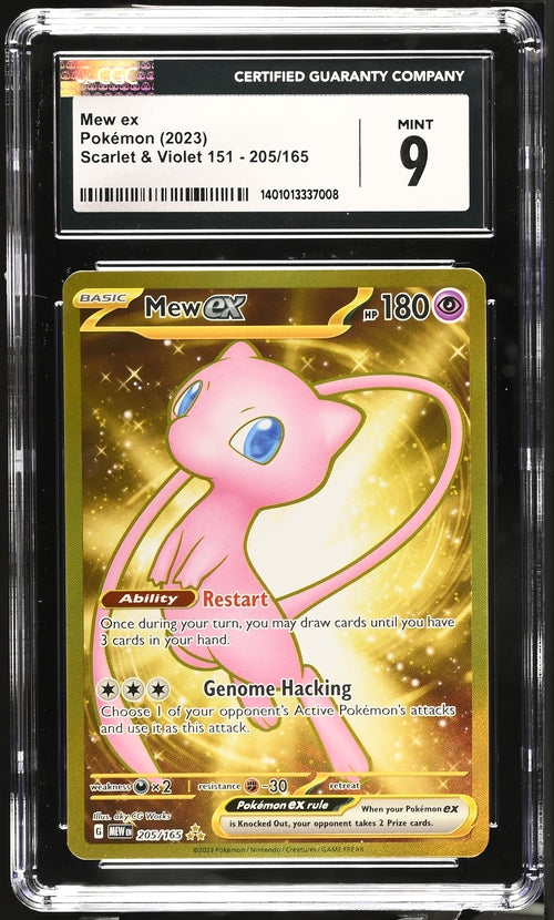 Mew Ex CGC 9 205 Scarlet & Violet 151