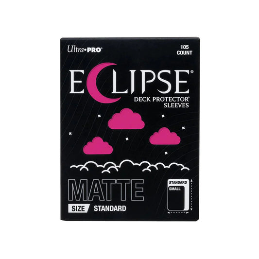 Ultra Pro Eclipse Matte Standard Size 100 ct Sleeves - Hot Pink