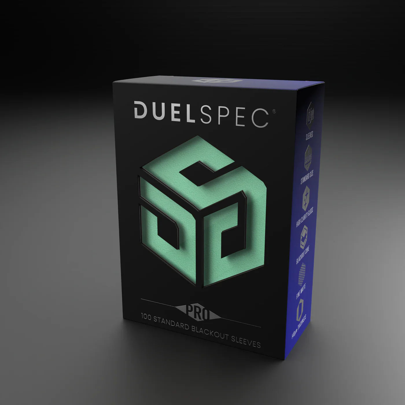 DuelSpec Pro Blackout Standard Size Sleeves 100ct