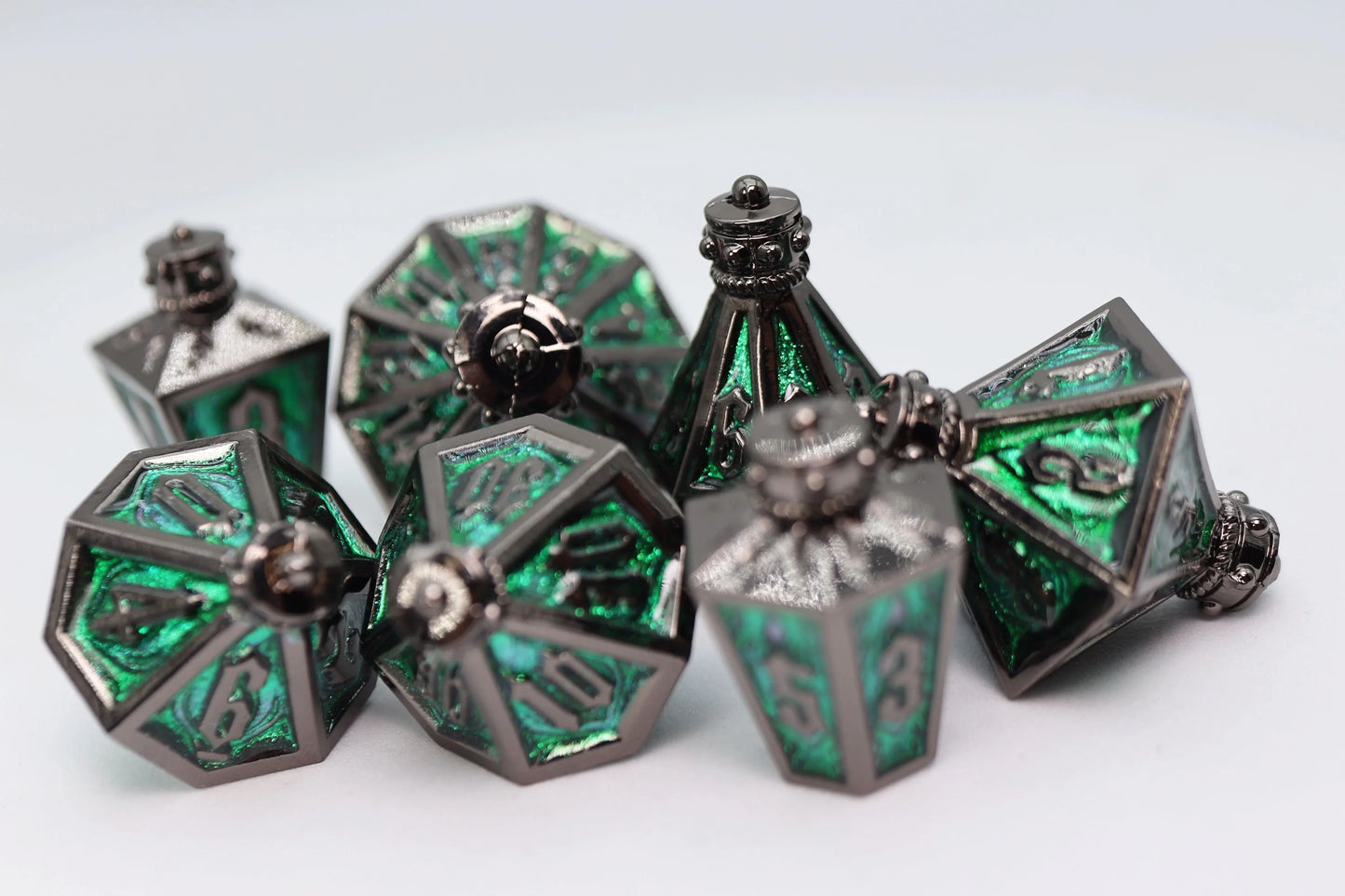 Foam Brain Games Metal Dice Set