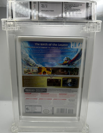 Legend of Zelda Skyward Sword Wii WATA Graded 9.2 A+ New Sealed
