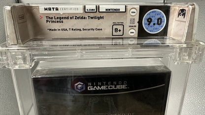 Legend of Zelda Twilight Princess Gamecube WATA Graded 9.0 B+ New Sealed