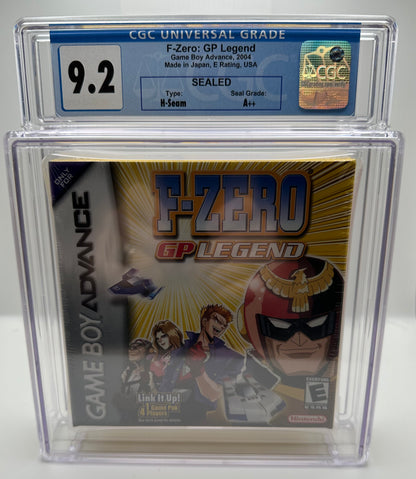 F-Zero: GP Legend Gameboy Advance CGC Graded 9.2 A++ New Sealed