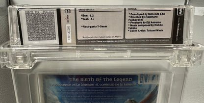 Legend of Zelda Skyward Sword Wii WATA Graded 9.2 A+ New Sealed
