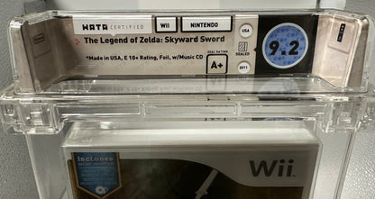 Legend of Zelda Skyward Sword Wii WATA Graded 9.2 A+ New Sealed
