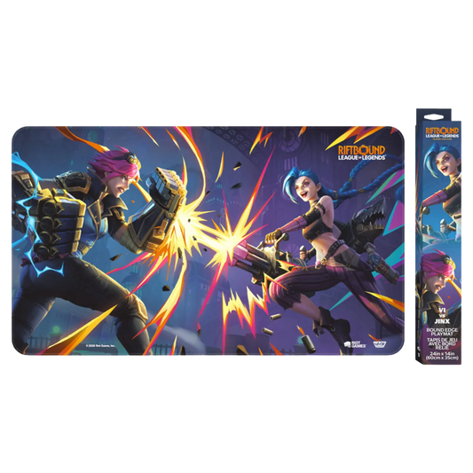 Riftbound League of Legends Vendetta Vi vs. Jinx Playmat