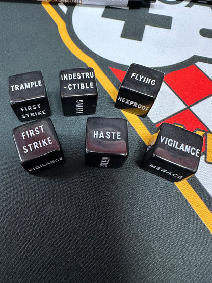 MTG Key Word Dice - 12 Dice Set