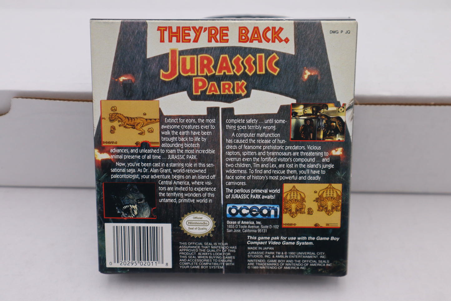 Jurassic Park - GameBoy (6906273234999)