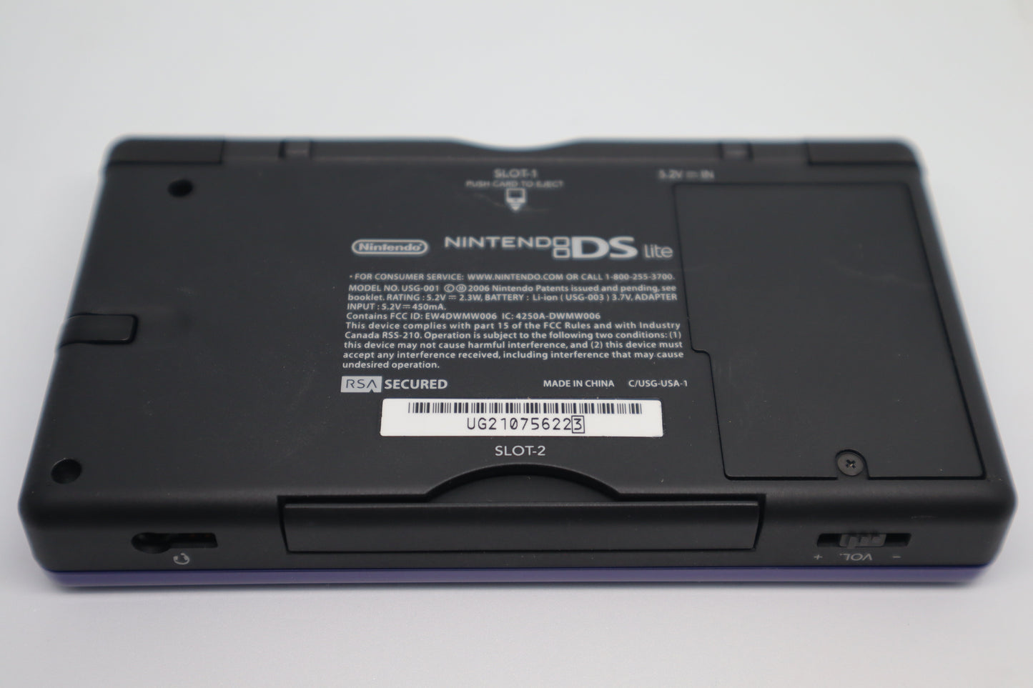Cobalt & Black Nintendo DS Lite - Nintendo DS [7076337418295]
