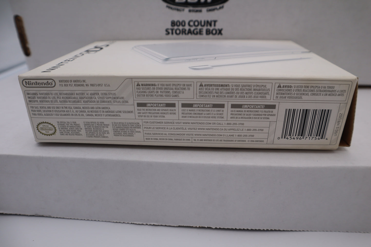 White Nintendo DS Lite - Nintendo DS (6895551905847)