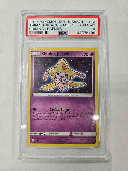 PSA 10 Shining Jirachi 42/73 Shining Legends