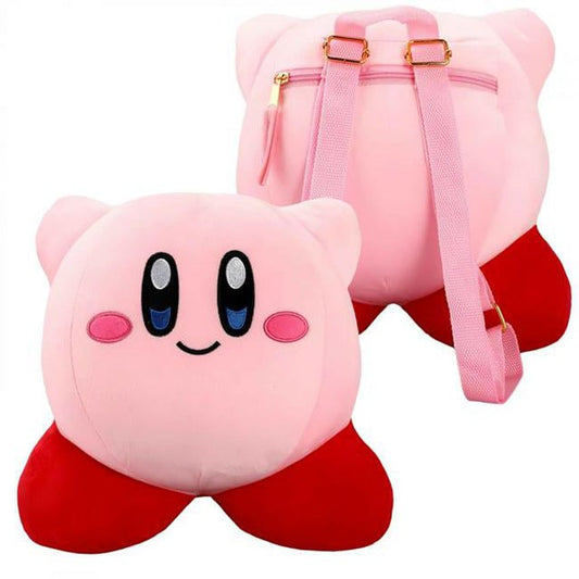 Kirby the Pink Puff Plush Mini Backpack