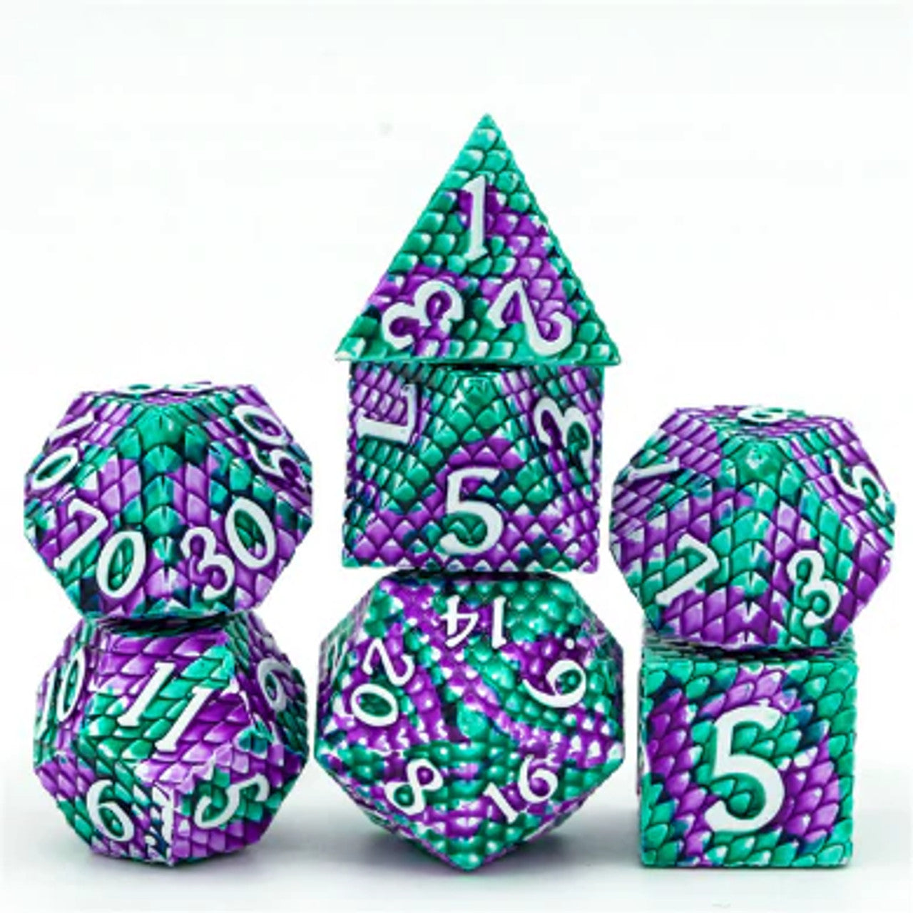 Foam Brain Games Metal Dice Set