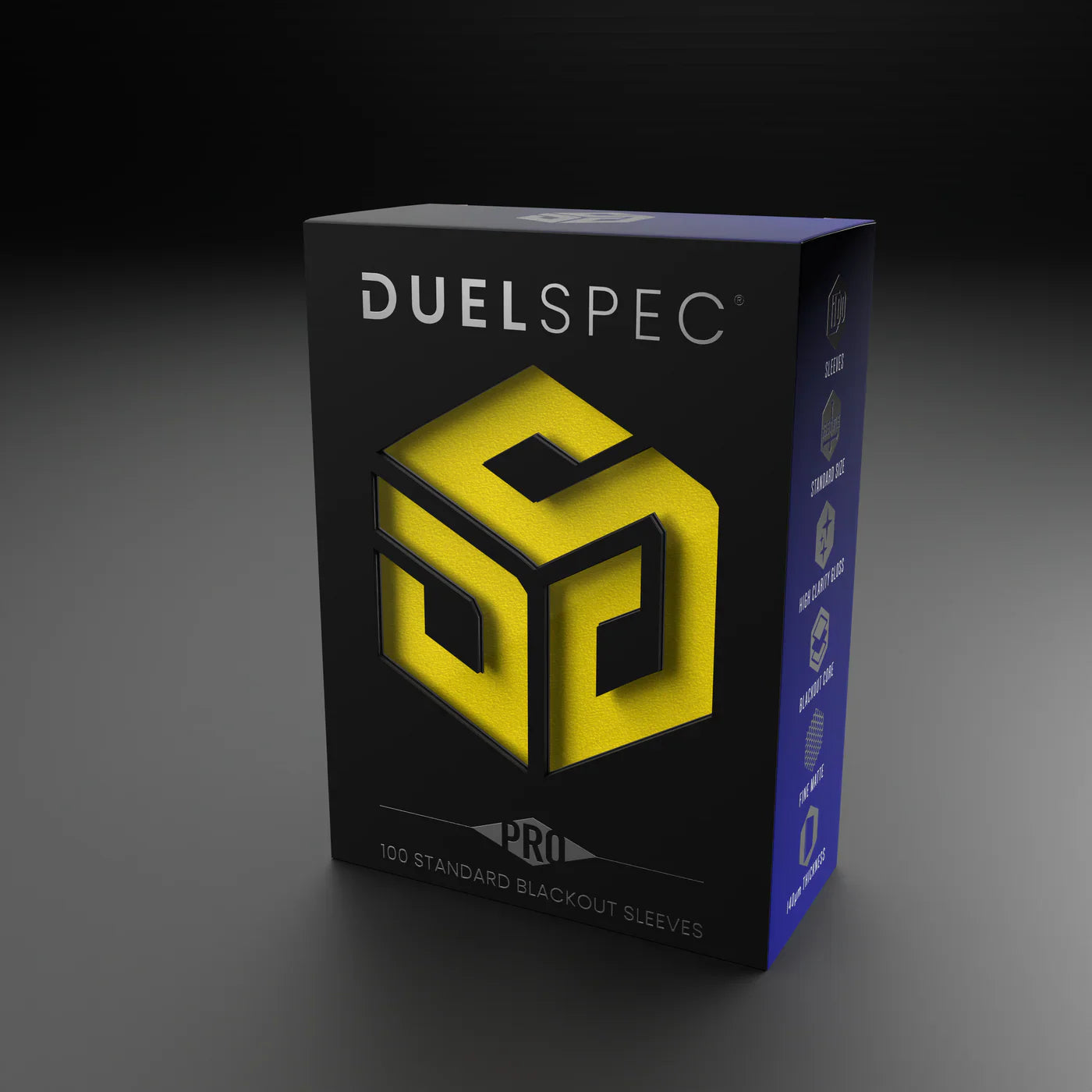 DuelSpec Pro Blackout Standard Size Sleeves 100ct