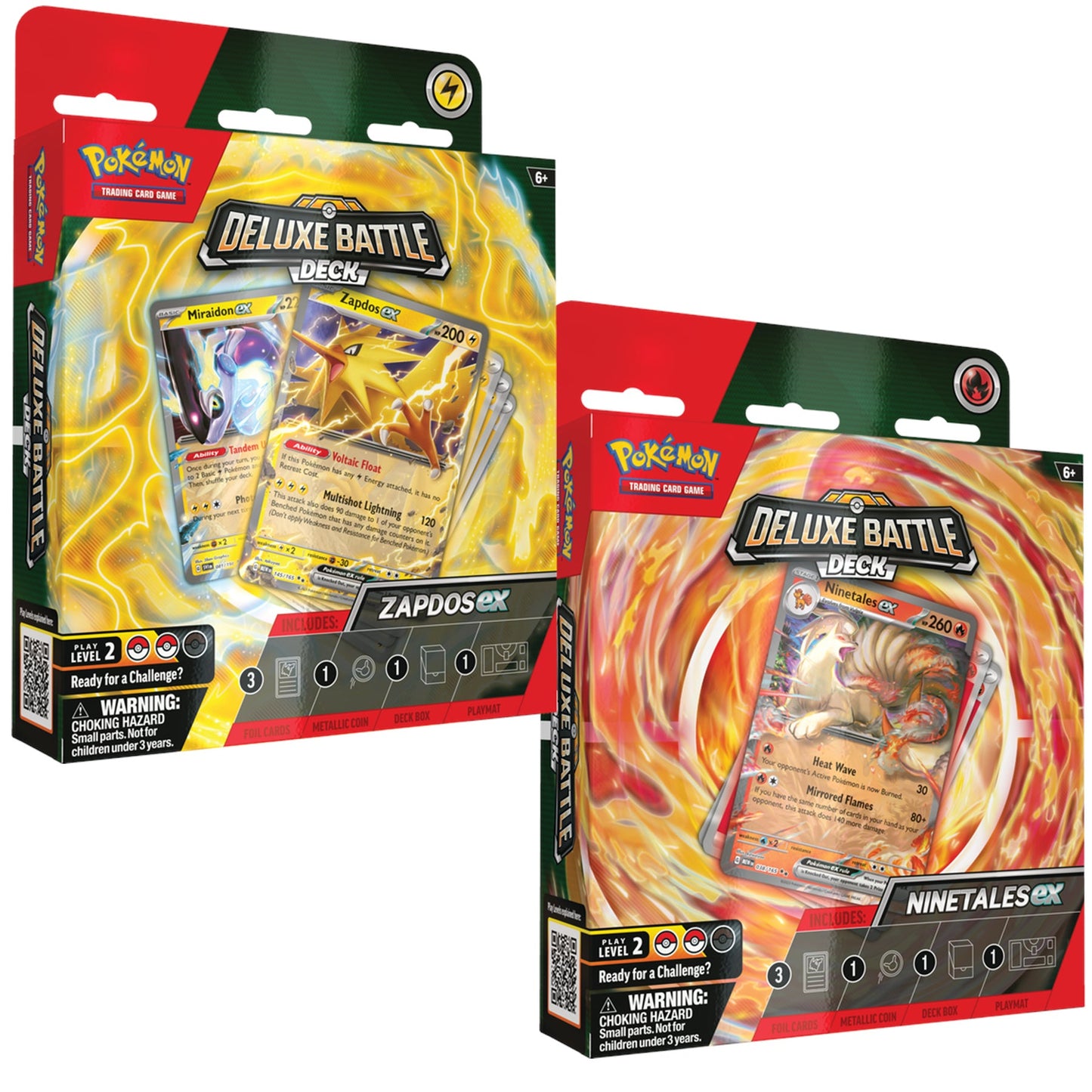 Deluxe Battle Deck: Ninetales ex & Zapdos ex