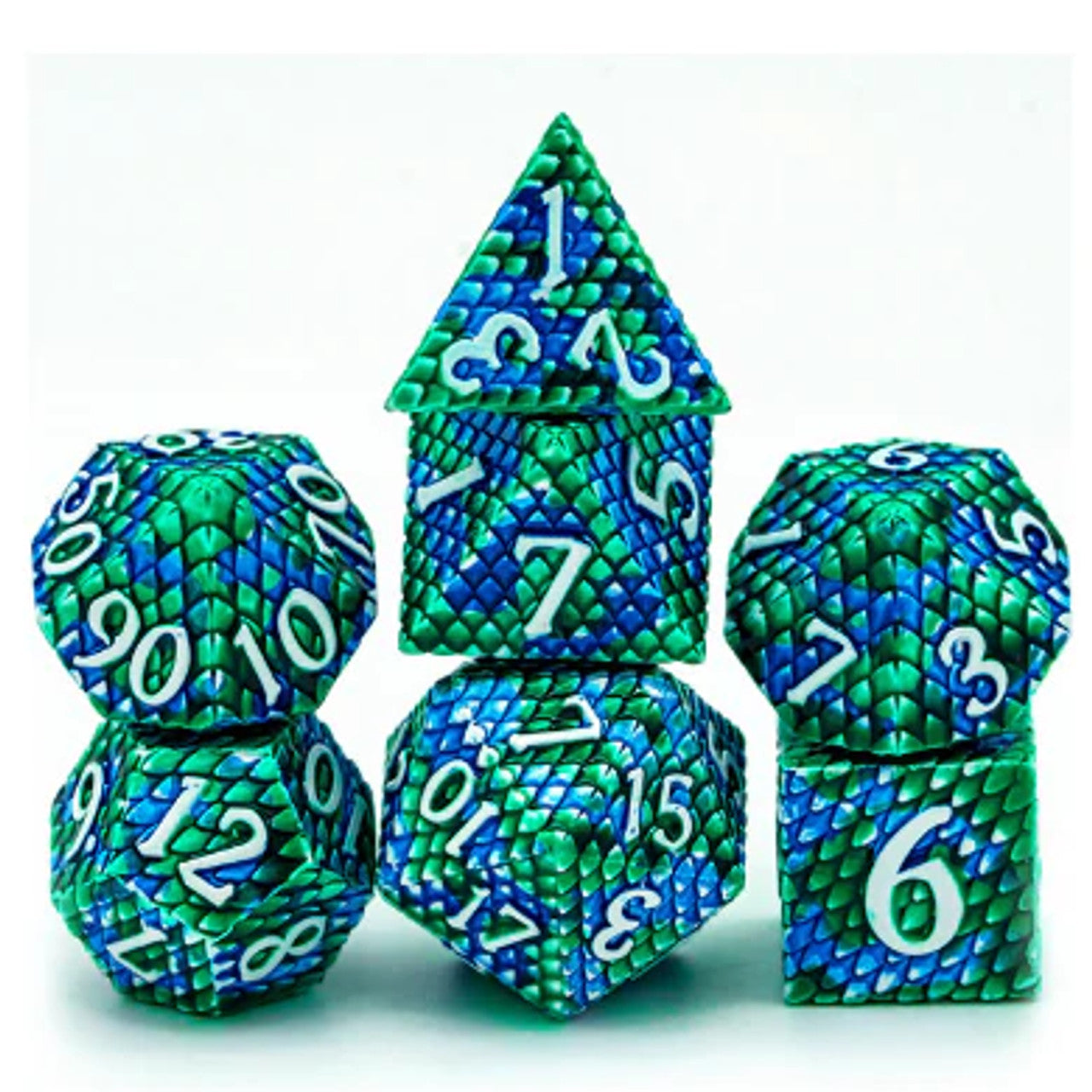 Foam Brain Games Metal Dice Set