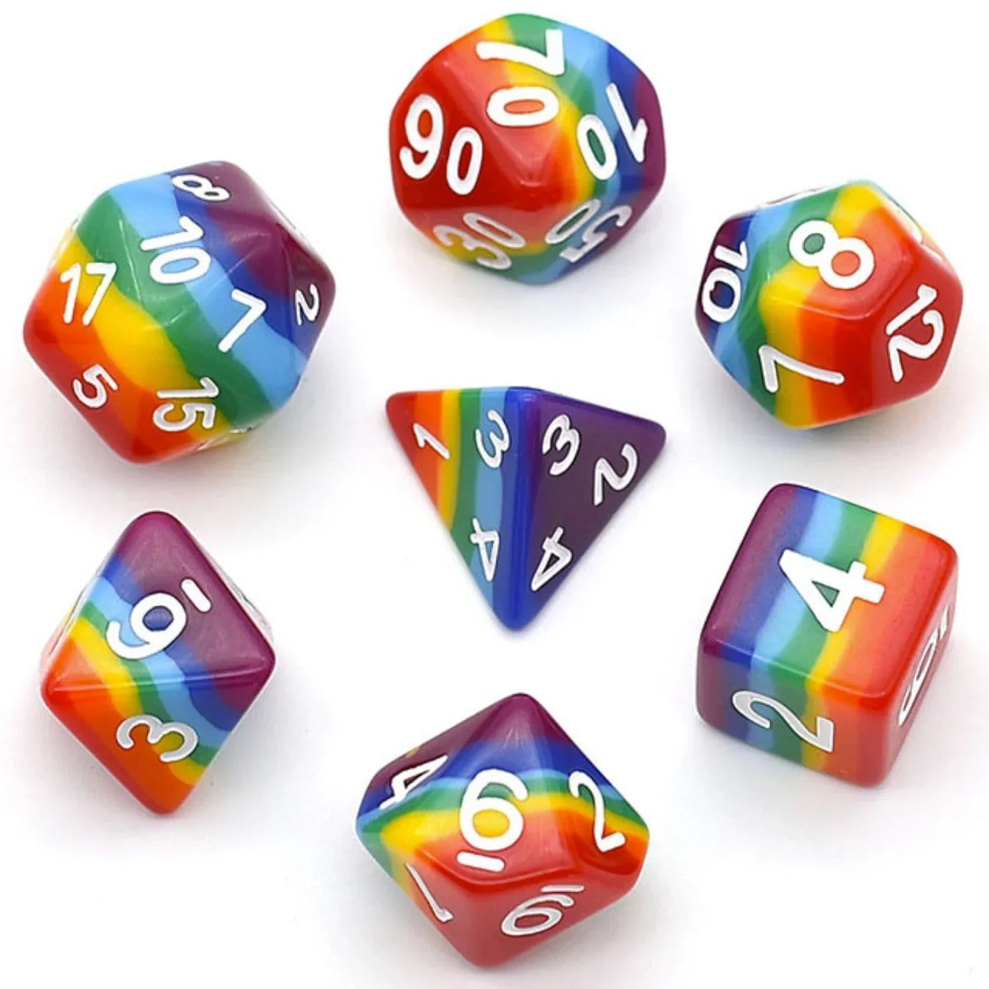 Foam Brain Games Polyhedral Dice Set