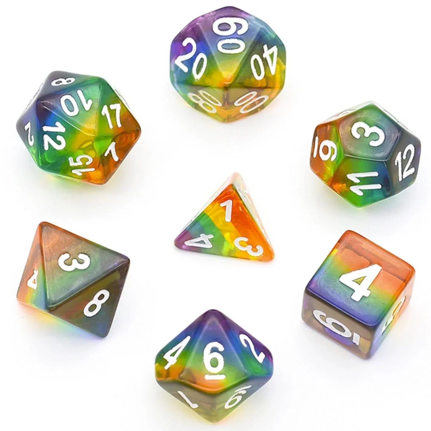 Foam Brain Games Polyhedral Dice Set