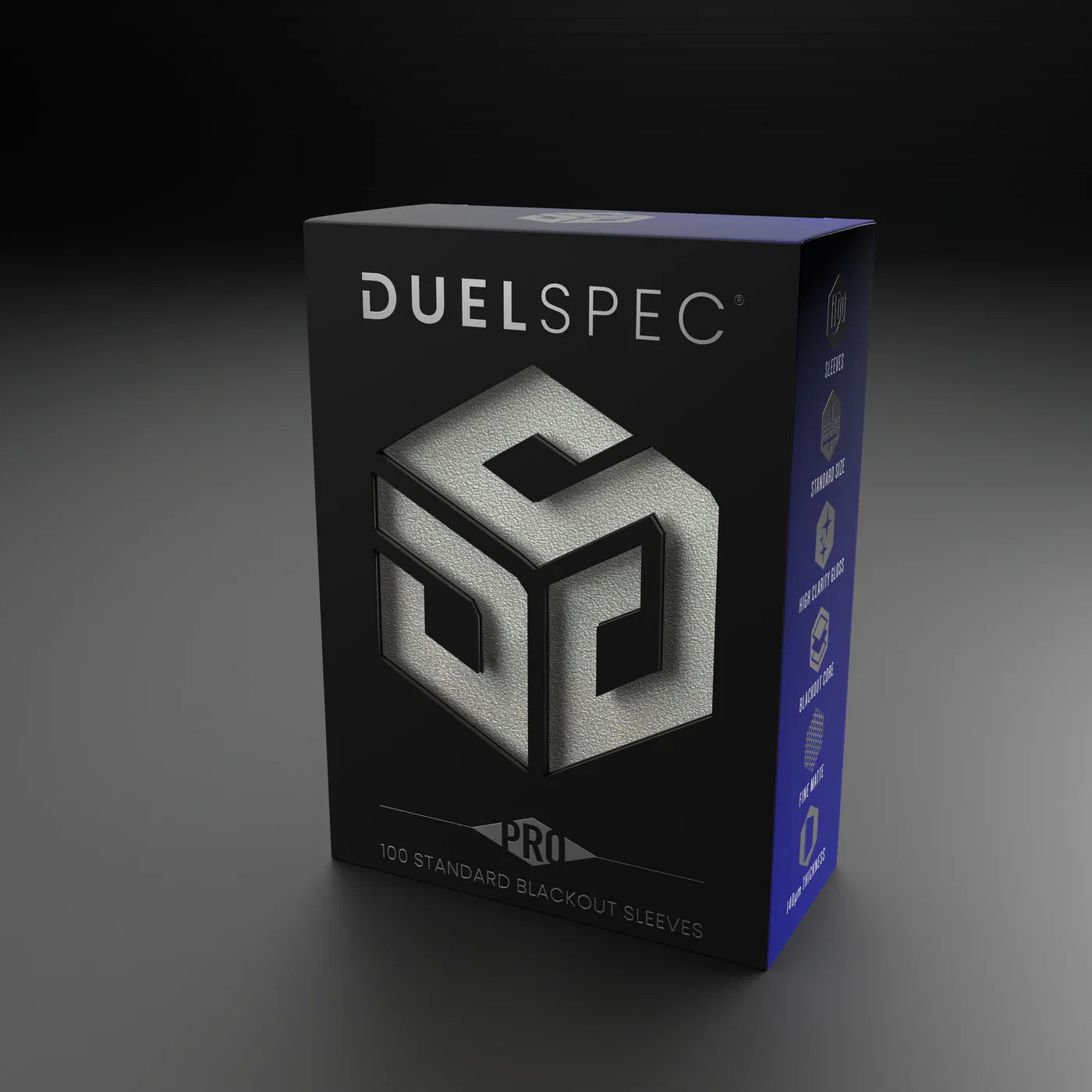DuelSpec Pro Blackout Standard Size Sleeves 100ct
