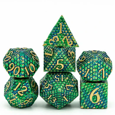 Foam Brain Games Metal Dice Set