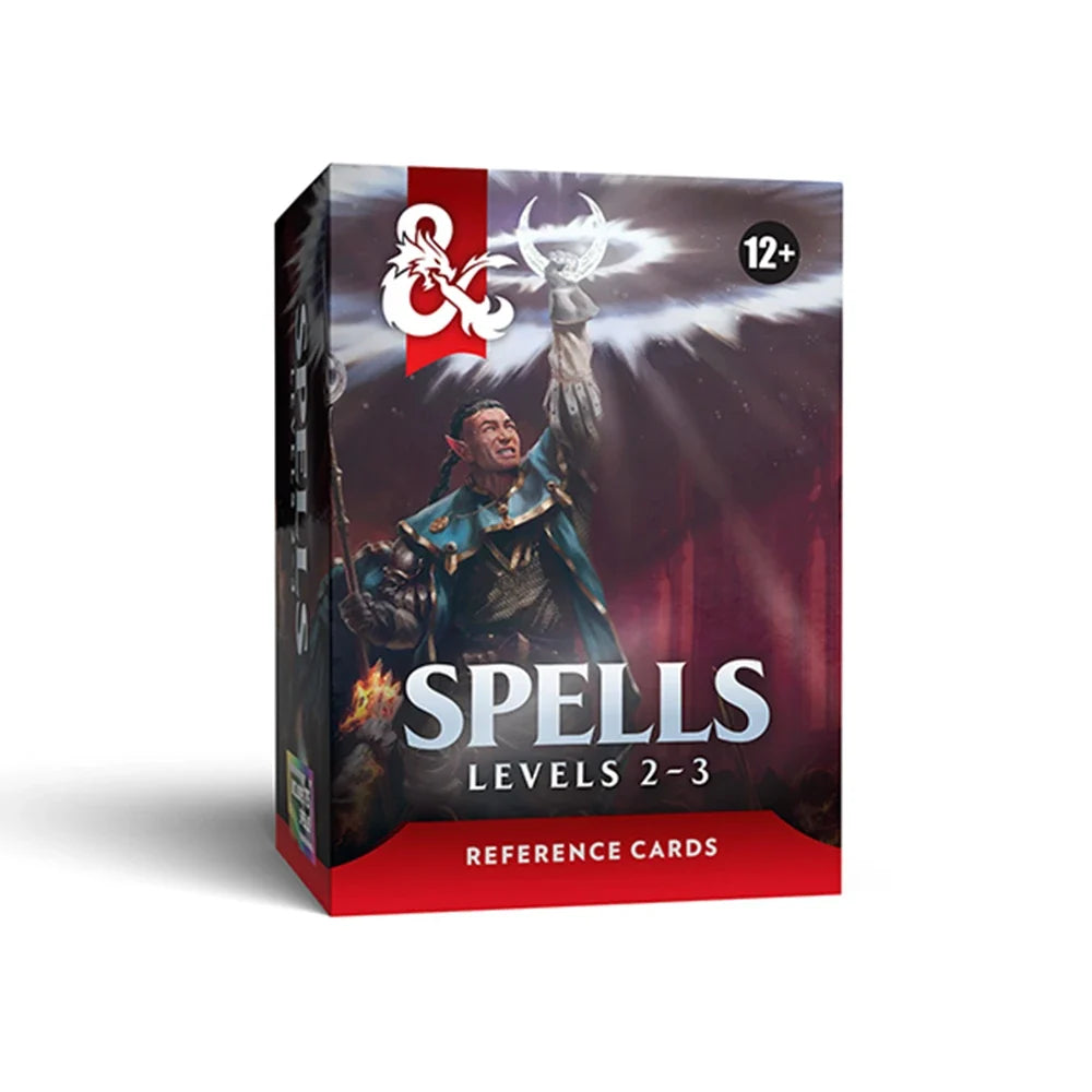 D&D Spells Levels 2 - 3 Reference Cards