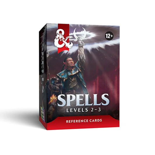 D&D Spells Levels 2 - 3 Reference Cards
