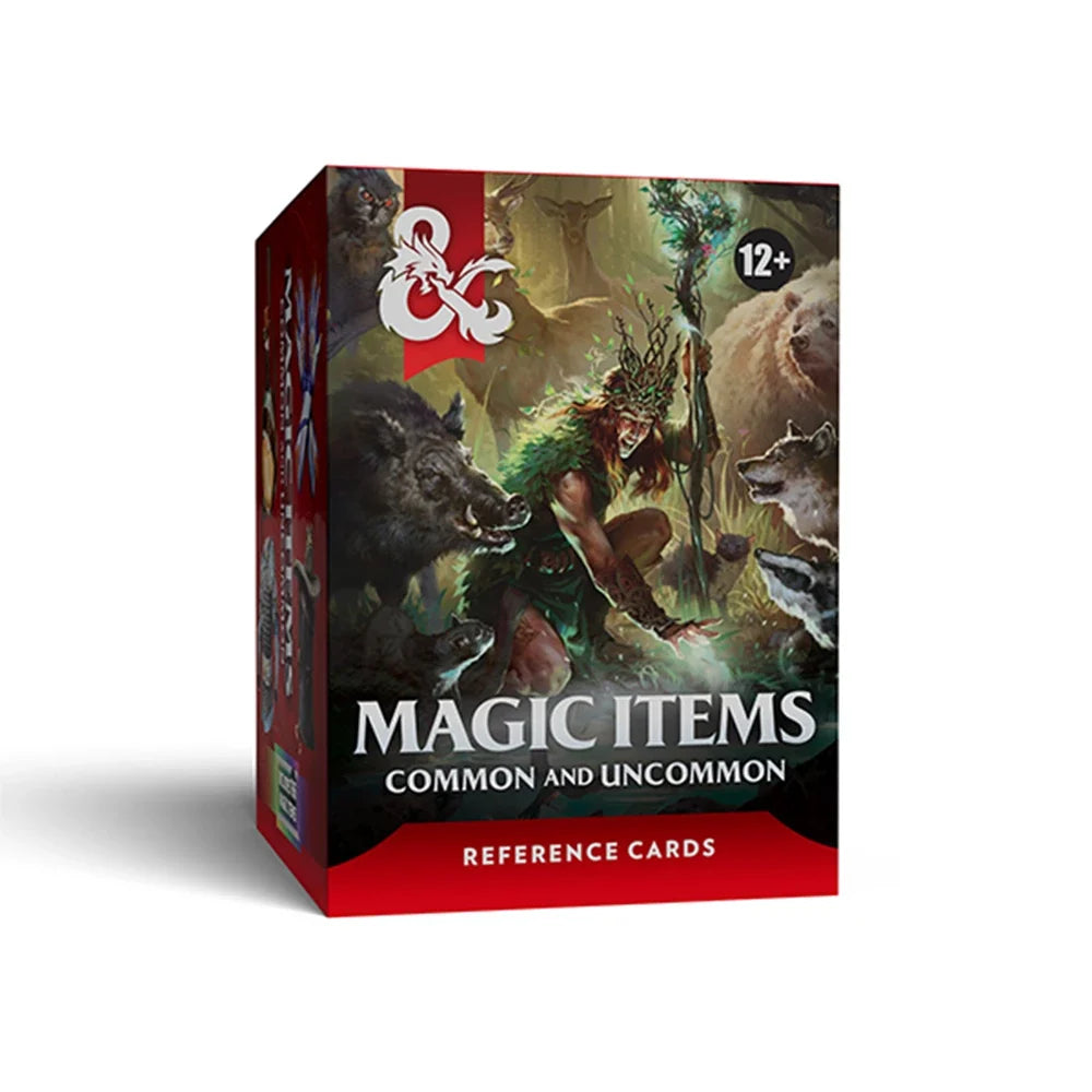 D&D Magic Items Common and Uncommon References Cards