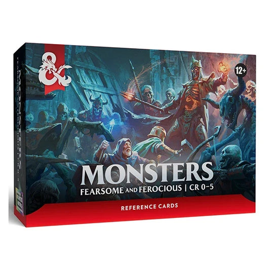 D&D Monsters Fearsome and Ferocious CR 0 - 5