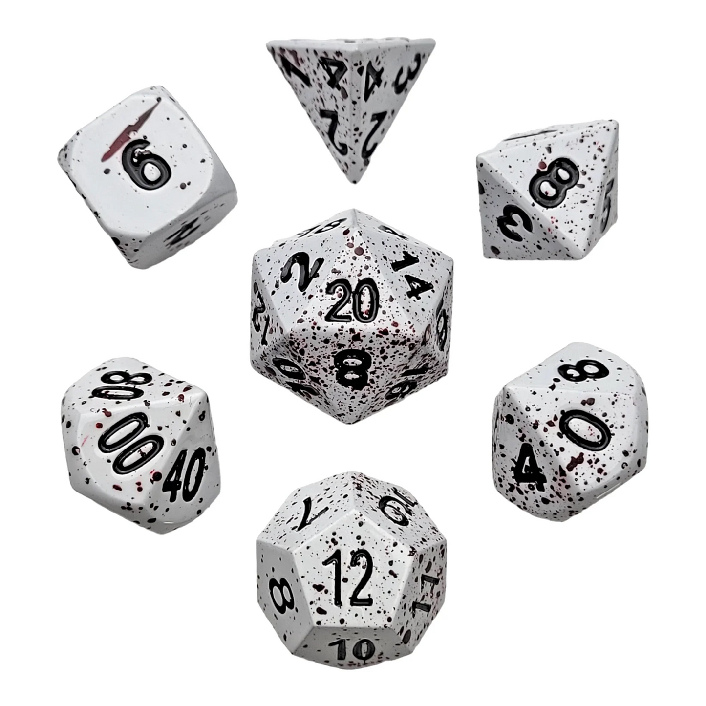 Winters Blood Set of 7 Metal Dice