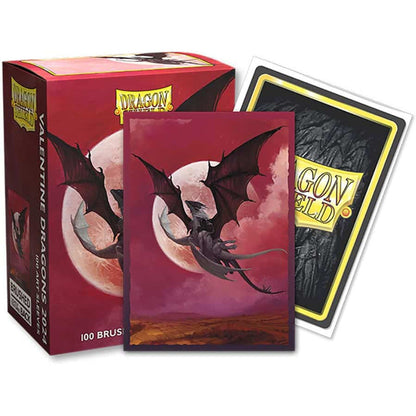 Dragon Shield Art Brushed 100ct Standard Size Sleeves
