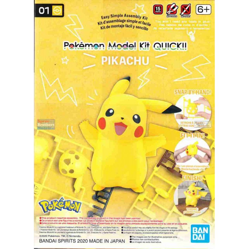 Pikachu Pokemon Model Kit Happy Pose – CNAGames Middletown