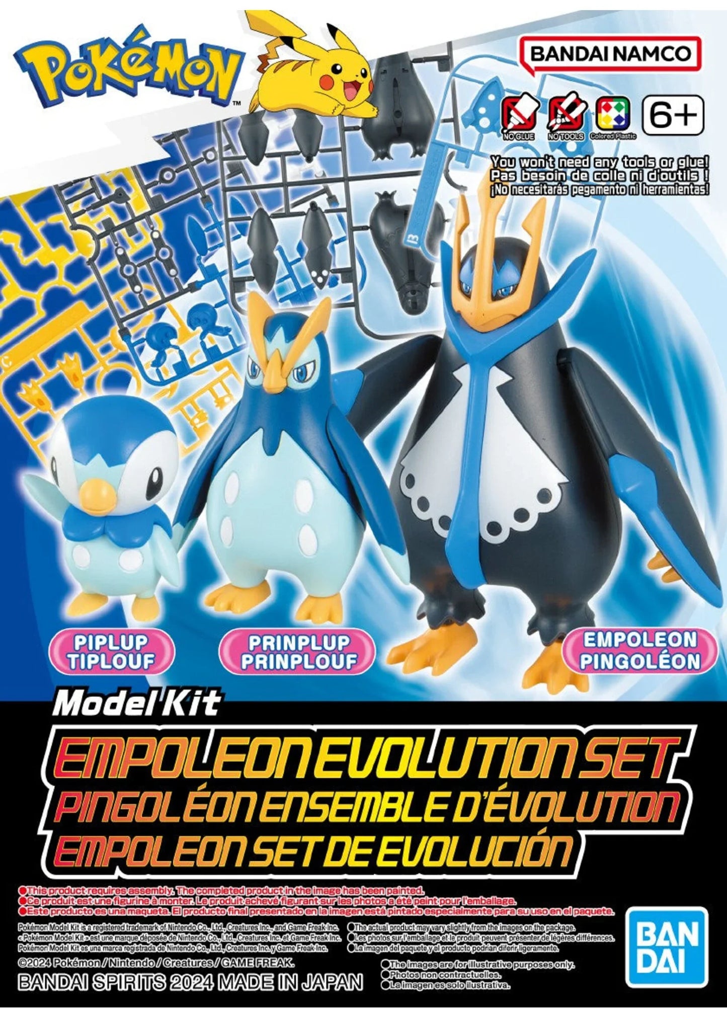 Empoleon Evolution Set Pokemon Model Kit