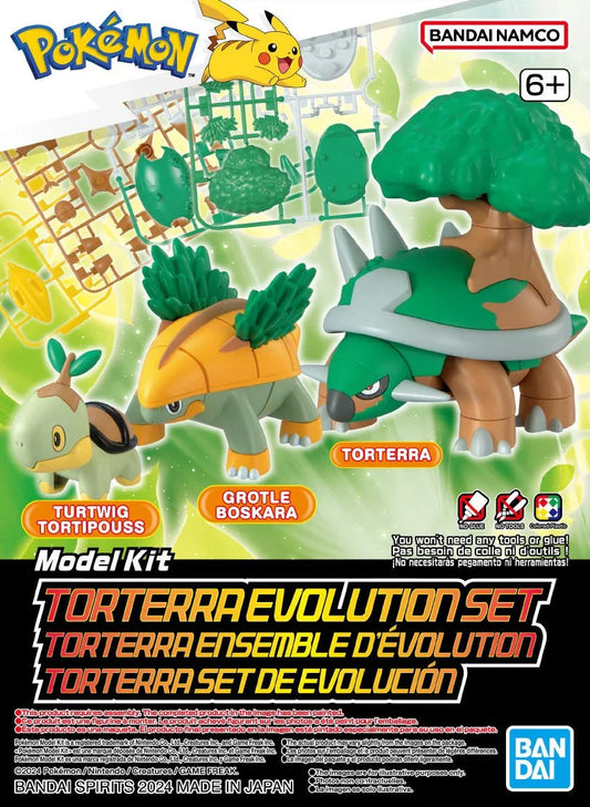 Torterra Evolution Set Pokemon Model Kit