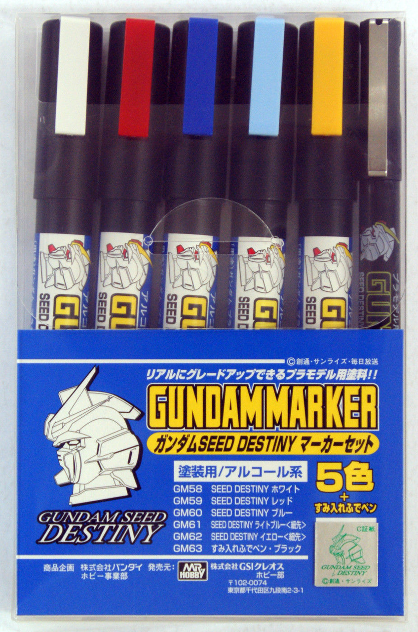 Gundam Seed Destiny Marker Set