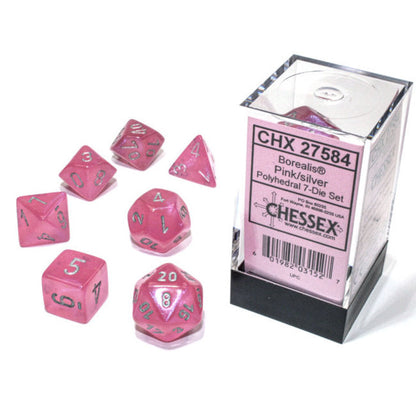 Chessex Borealis Polyhedral 7ct Dice Set