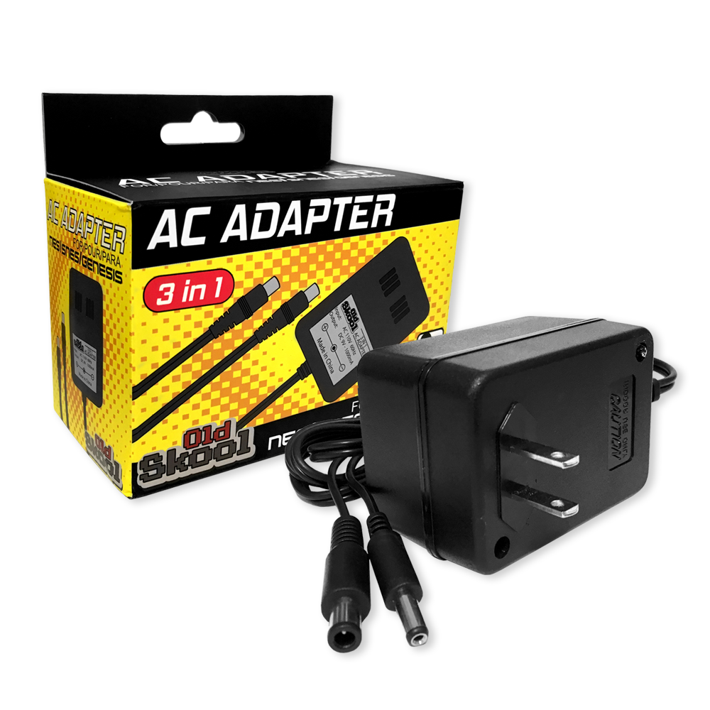 Old Skool Premium NES/SNES/Genesis AC Adapter