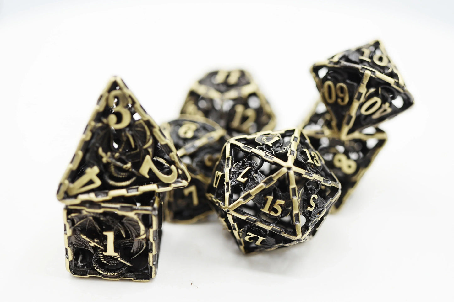 Foam Brain Games Metal Dice Set