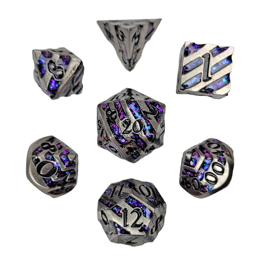 Celestial Ore Mini Metal Dice Set Forged Gaming